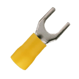TERMINAL PRÉ-ISOLADO FORQUILHA  AMARELO TG-5481 (10PÇS)