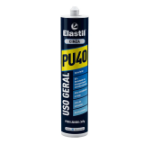 SILICONE PU 40 USO GERAL CINZA 367G - ELASTIL