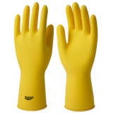 LUVA DE LATEX M AMARELA - NOBRE