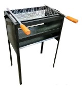 CHURRASQUEIRA PRATICA ACO INOX CRAQUEADA