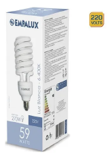 LAMPADA ESPIRAL 59W 220V - EMPALUX