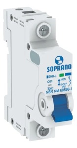 DISJUNTOR 1P 50A 6KA - SOPRANO