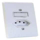 INTERRUPTOR 1 TECLA SIMPLES + TOMADA 20A - RADIAL
