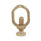 CONECTOR GRAMPO P/ HASTE DE ATERRAMENTO 5/8