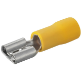 TERMINAL PRÉ-ISOLADO FÊMEA AMARELO TF-6241 (10PÇS)
